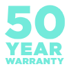 50 Year Warranty icon