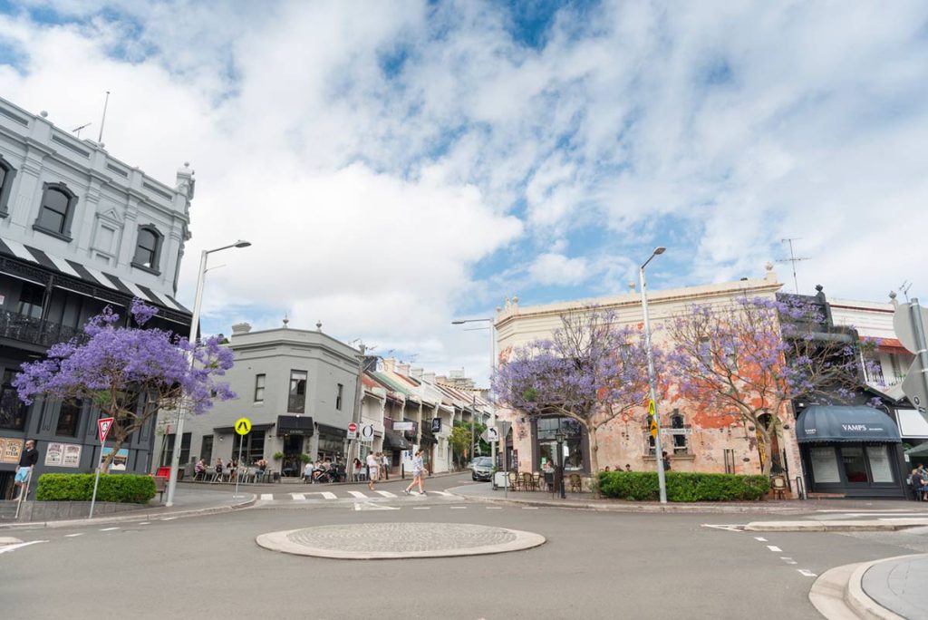 Iconic terraces and tree-lined streets in Paddington.