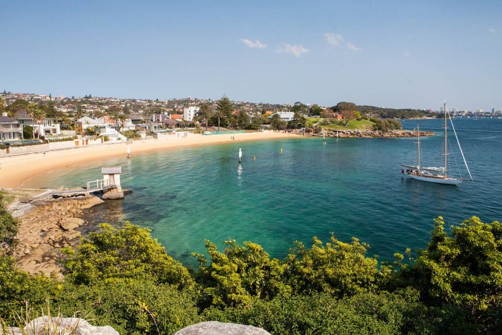 Stunning coastal views of Watsons Bay’s beaches.