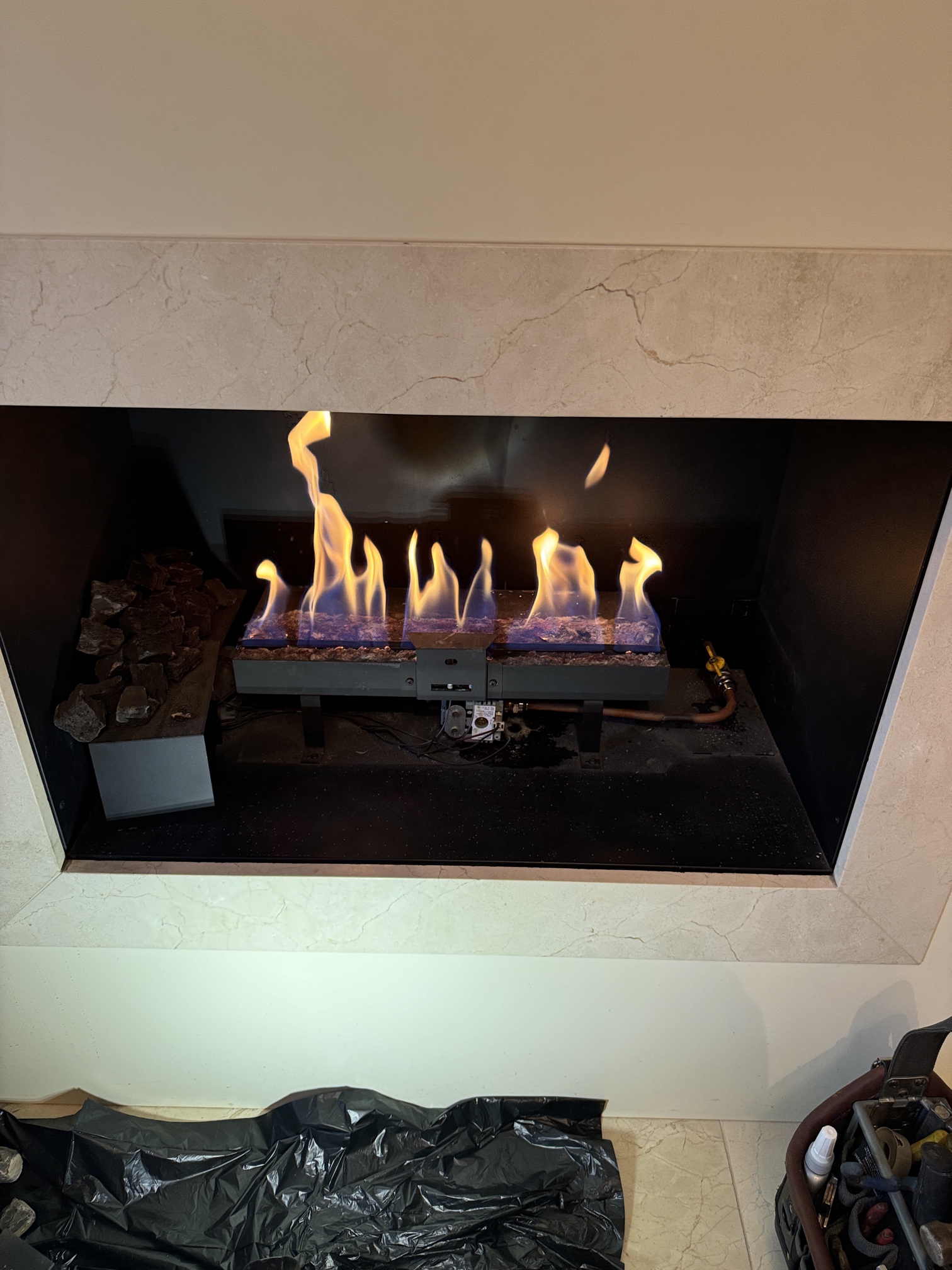 Gas Plumbing Installation of Wall Heater in Bondi