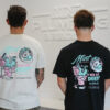 Two of the mint plumbing staff in our merch