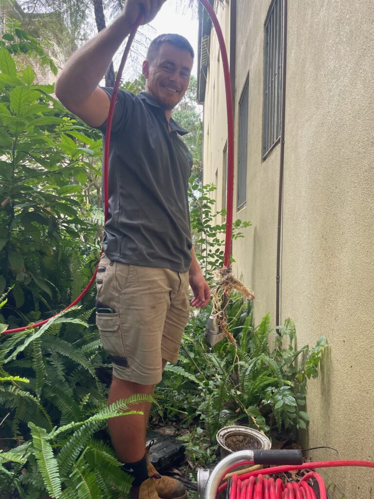 Strata Plumbing Repair with Ridgid Pipe Camera Inspection by Mint Plumbing and Relining