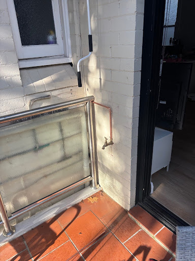 A repaired tap at a North Coogee home