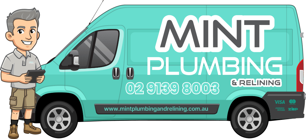 Mint Plumbing Van